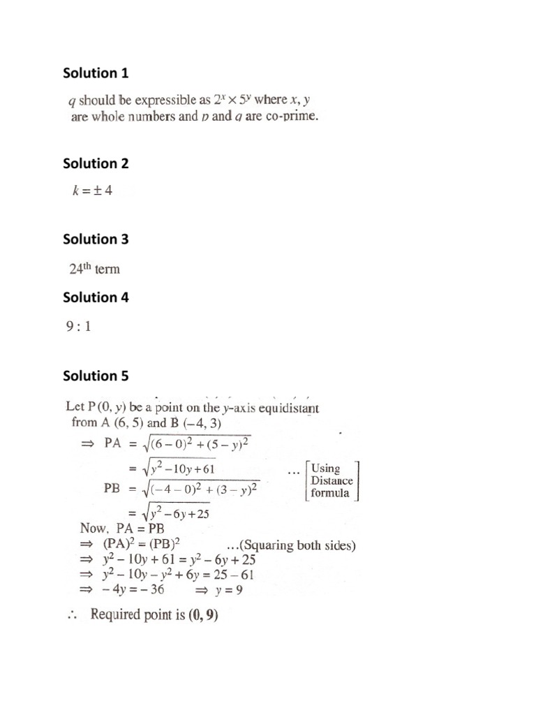 Comprehensive Solutions Overview | PDF