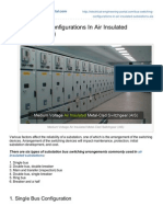 Bus Switching Configurations in Air Insulated Substations AIS