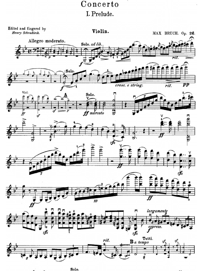 Bruch Violin Concerto PDF
