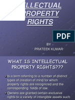 Intellectual Property Rights: BY Prateek Kumar