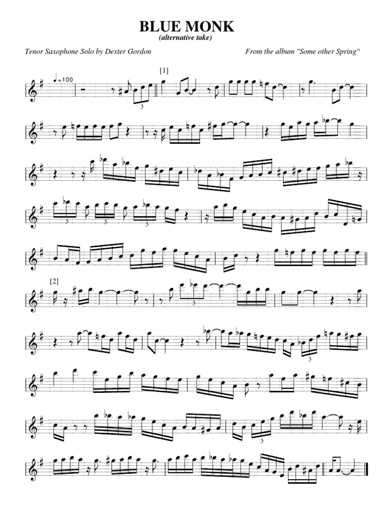 Blue Monk (Alt) Dex Gordon