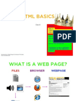 Class 8 - Intro To HTML