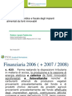 Trattamento fiscale energie rinnovabili