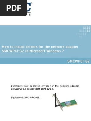 smcwpci g2 windows 7 driver