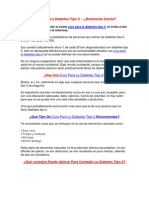 Cura para La Diabetes Tipo 2 Realmente Existe