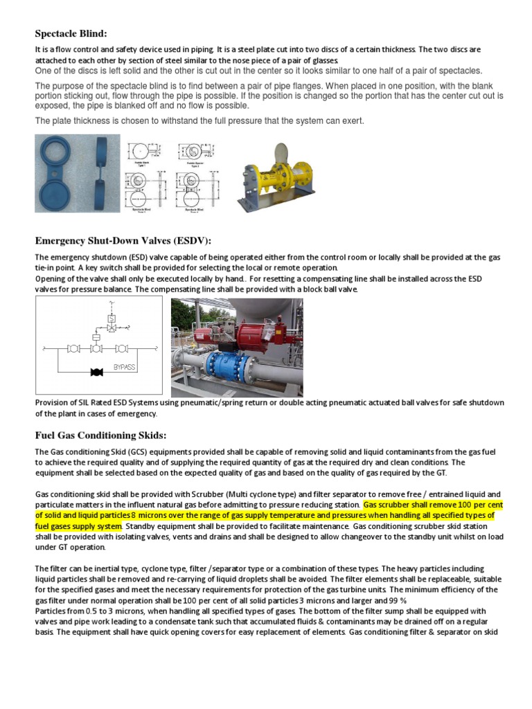 Fuel Gas System Equipment PDF Natural Gas Internal Combustion Engine