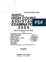 Rank File For Kerala High Court Assistant Exam 2009 by Advocate M.a.rashid