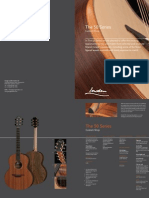 50 Series Catalogue Page From George Lowden Guitars, Handmade in Ireland