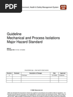 Hazard and Isolation Scheme