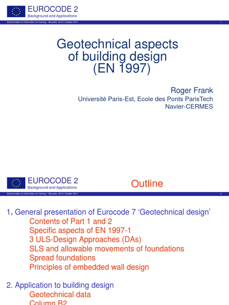Geotechnical Design in Eurocode 7 | PDF | Geotechnical Engineering ...