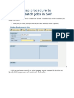 Step by Step Procedure To Schedule Batch Jobs in SAP