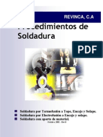 Procedimientos de soldadura