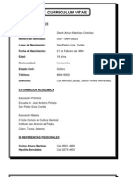 CURRICULUM VITAE DEREK ARTURO MARTINEZ ORDOÑEZ