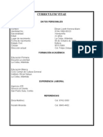 Curriculum Vitae Dony Samuel Mejia Cortes