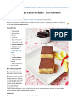 Dulciurifeldefel.ro-prajitura Cu Branza Si Dulce de Leche Dulce de Leche Cheesecake Bars