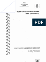 Workbook for Chemical Reactor Relief System Sizing