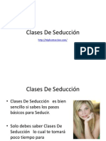 Clases de Seducción