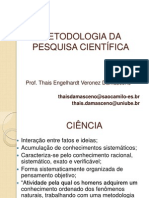 1 Metodologia Da Pesquisa Professora Thais