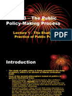 Public Policy Making Process