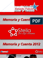 Memoria y Cuenta 2012 - Gobernación