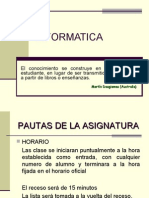 Pautas Asignatura Informatica I