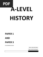 Download A Level History Notes for Paper 1 and Paper 3 by Mohammad Anwar SN128656829 doc pdf