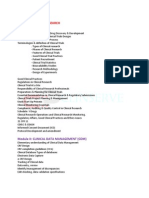 Clinserve Course Curriculum