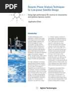 Dynamic Power Analysis Techniques For Low-Power Satellite Design