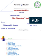 University Palestine: Three Dimensional Viewing