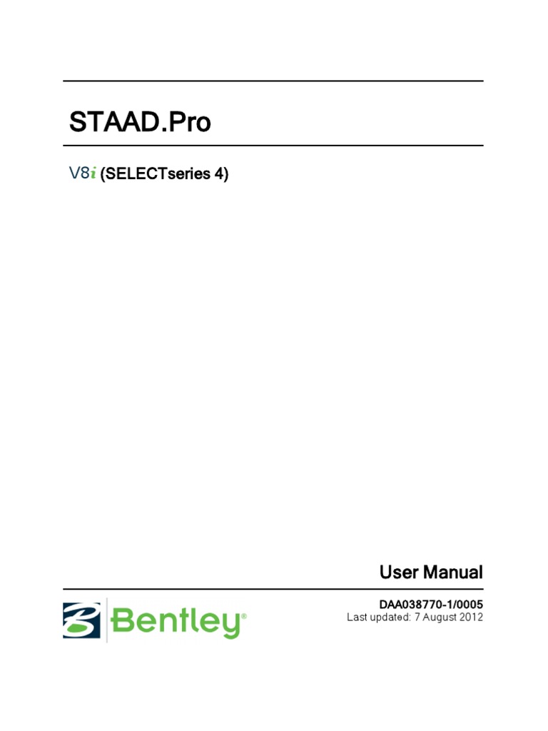 STAAD - Pro InstallGuide en | PDF