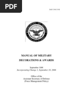 Download dod 134833 manual of military awards by Mark Cheney SN12867061 doc pdf