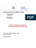 Sample Calculations Piping b 3132008