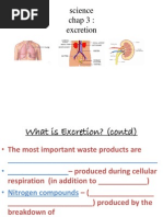 Excretion Science Form 3 Chapter 3