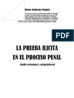 La Prueba Ilicita en El Proceso Penal Libro 316p