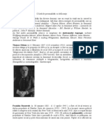 O Listă de Personalităti Cu Deficienţe