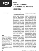 Bases de Dados, A Metafora Da Memoria Cientifica