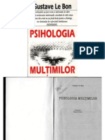 Psihologia mulțimilor - Gustave Le Bon