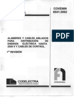 COVENIN 541-02 (Alambres y Cables Aislados) PDF