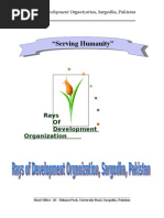 Profile of Rays of Development Organization, Sargodha Pakistan.