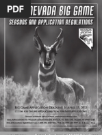 Download 2013 Nevada Big Game Seasons and Application Regulations  by Aaron Meier SN128696429 doc pdf