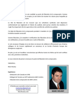 March Election - Resume - Marc Roumy - FR