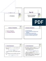 Chapter 6B Part B: Z-Transform Inverse Z-Transform and ZT Properties