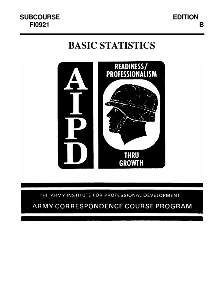 Army Basic Statistics | PDF