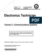 Navy Electronics Technician 3 Comm. Sys