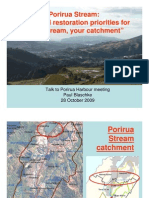 Porirua Harbour Seminar Series - Pres 5 - Porirua Stream Ecorestoration Priorities