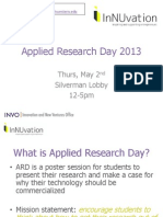 Applied Research Day 2013