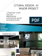 Literature Study Gallery Minitheatre Audiovisual Room Blackbox Room
