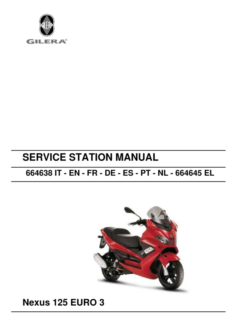 [WRG-9914] Gilera Nexus 500 Workshop Manual | 2019 Ebook Library