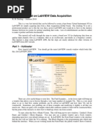 A Quick Tutorial On LabVIEW Data Acquisition
