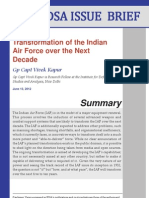 IDSA - Transformation of The Indian Air Force Over The Next Decade